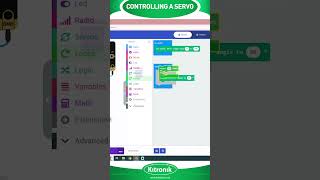 BBC microbit coding in 60 seconds  Controlling a Servo [upl. by Ailecara]