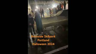 Halloween at Burnside Portland Oregon spookyseason happyhalloween skatelife [upl. by Aznola]