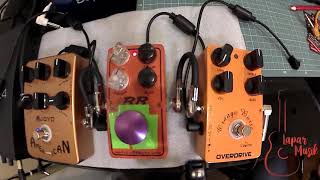 Caline Orange Burst Vs Xotic BB Preamp [upl. by Ansilma120]