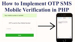 How to Implement OTP SMS Mobile Verification in PHP with TextLocal  Paytm Example 🔥🔥 [upl. by Leba]