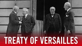 Treaty of Versailles Explained  End Of WW1 1919 [upl. by Eppillihp]