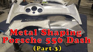 Metal Shaping a Porsche 550 Dash Part 3 [upl. by Navillus77]