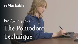 The Pomodoro Technique  Using reMarkable [upl. by Nauht]