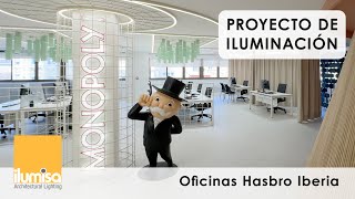 Proyecto de iluminación  Hasbro Iberia  ilumisa [upl. by Einnus]