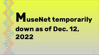 MuseNet Dead as of Dec 12 2022 but try new exciting MuseNet alternative See link in details [upl. by Llehcar]