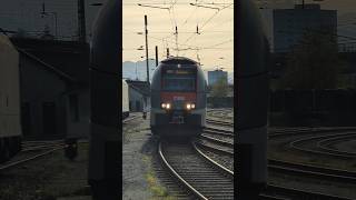 Desiro ML fährt am Kufsteiner Bahnhof ein [upl. by Aisatnaf259]