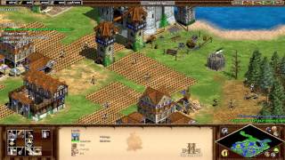 Age of Empires 2 HD  1v1 Vikings vs Franks [upl. by Eneirda732]