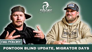 Pontoon Blind Update Migrator Days Teal Hunt [upl. by Ariaek]