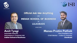 All your ISB Admission Queries Answered Official AMA with ISB Head of Admissions [upl. by Ajiat]