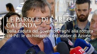 Le parole di Carlo Calenda [upl. by Tteve145]