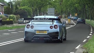 40 CRAZY NISSAN GTRS ACCELERATING LOUD  FLAMES POWERSLIDE [upl. by Ilil454]