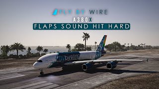 A380X Fly by wire MSFS 2020 flaps sound [upl. by Sirraj955]