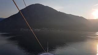 Sailing into Kotor Montenegro aboard the Marella Discovery 2 [upl. by Ecyt965]