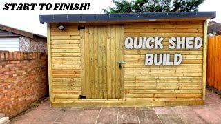 How To Build A Large Wooden Shed [upl. by Hasila]