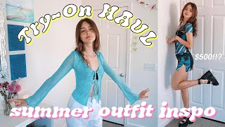 HUGE Summer TryOn Haul fashion trends w Princess Polly 🍧💠🐈‍⬛ [upl. by Lehar567]