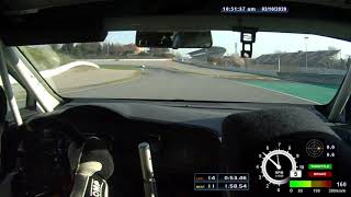 Leon Cupra TCR onboard at BarcelonaCatalunya circuit Hankook tyres [upl. by Baecher]