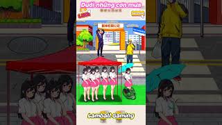 shorts Funny Game  Dưới những cơn mưa fypシgames funny leftvsright anime gameplay [upl. by Eahc]