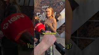 Ella Purnell tries to be helpful fallout [upl. by Suoicerp]