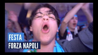 Festa forza Napoli con ospite speciale [upl. by Orutra]