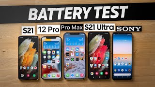 Sony Xperia 1 III BATTERY Test Can it match iPhones and Galaxy [upl. by Kcirdneh]