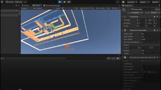 Rigid Body FPSController Falling going down  Unity [upl. by Loftus]