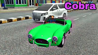 Driving the Ford Cobra  Bussid Sports Car Mod  Bus Simulator Indonesia Gameplay [upl. by Juley]