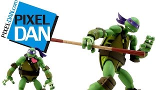 Revoltech Teenage Mutant Ninja Turtles Donatello Figure Video Review [upl. by Wobniar700]