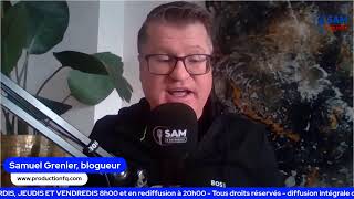 SAM EN DIRECT  JEUDI 7 DÉCEMBRE 2023  DIRECT 352 [upl. by Lacim]