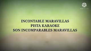 PISTA KARAOKE INCONTABLE MARAVILLAS [upl. by Aicetel]