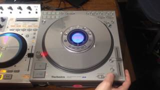 Technics SLDZ1200 Direct Drive Turn Table CD demonstration [upl. by Alrats]