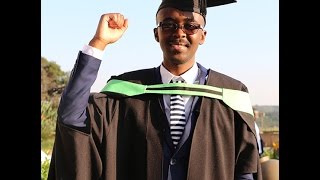 Unisa graduate and former NSRC president Mduduzi Mabuza gives a word of advice to student leaders [upl. by Adnwahsar]