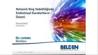 Hirschmann Network Ring Yedekliliğinde Endüstriyel Standartların Önemi Canlı Demo  Nisan 2021 [upl. by Iviv]