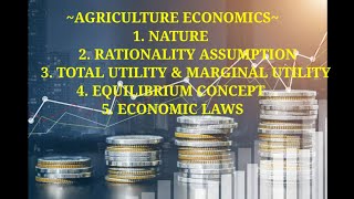 Introduction to Agricultural Economics  AEC 111 lecture 02 [upl. by Millham]