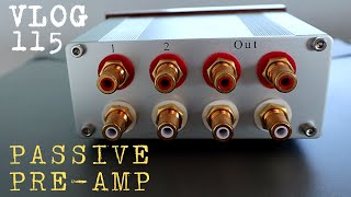 The Tisbury Audio Mini Passive Preamp The Audiophile Barista Vlog 115 [upl. by Nellie]