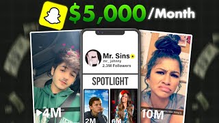 How To Earn Money From Snapchat In 2024 Full Guide 5kMonth Make Money Online [upl. by Knipe35]