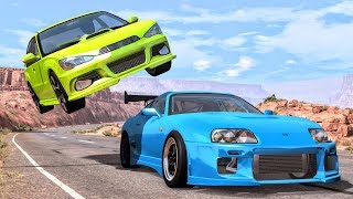 Best of Street Racing Crashes 1  BeamNG Drive  CrashBoomPunk [upl. by Ziwot]