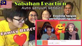 🇲🇾 Family Reaction Farah Diba Dan Afiq  Start Kenal dari omeTv Part 1 🥰🥰 [upl. by Anabelle]