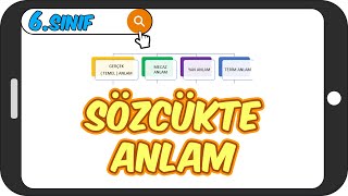 Sözcükte Anlam  Konu Anlatımı 📙 6Sınıf Türkçe 2023 [upl. by Ahsiekat]