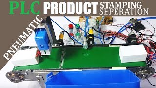 Automatic Stamping Labeling Machine using PLC [upl. by Alard]