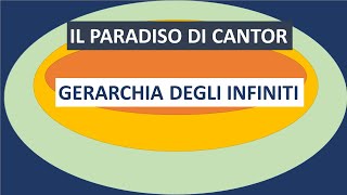 Contare linfinito la gerarchia degli infiniti e lipotesi del continuo [upl. by Hairom]