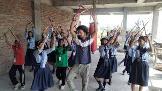 dholida Song  Dandiya Dance Practice  St Joseph School Daniyawan  garba dance dance [upl. by Courtnay264]