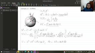 Exemplo 27  Griffiths Eletrostática [upl. by Earized]