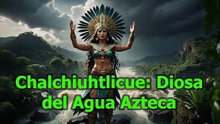 Chalchiuhtlicue Diosa del Agua Azteca [upl. by Kacie]