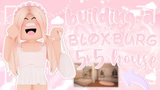 Building A BLOXBURG 5x5 House 🏠┆｡sumi 🌸🧁ˎˊ˗ [upl. by Drahcir]