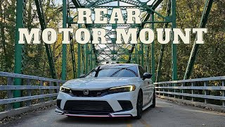 11th Gen 2022 Honda Civic Si 27WON Rear Motor Mount Install [upl. by Lienaj]