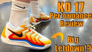 Nike KD 17 Performance Review  Worth The Upgrade [upl. by Elimay]