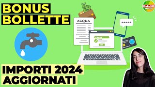 Bonus bollette Acqua💧 Gli importi del primo trimestre 2024 [upl. by Htiduj]