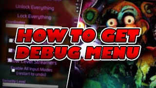 How To Get The DEBUG MENU for FNAF SECURITY BREACH 2023 updated  FNAF SECURITY BREACH UPDATE [upl. by Alek]