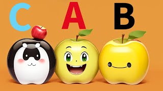 A For Apple B For Ball  ABC Phonics Song  ABCD Song  Cocola Nursery Rhymes amp Kids Songs [upl. by Saturday]