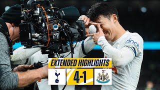 TOTTENHAM HOTSPUR 41 NEWCASTLE UNITED  PREMIER LEAGUE EXTENDED HIGHLIGHTS [upl. by Jo-Anne763]